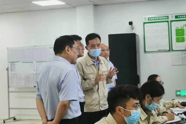 2022年8月17日市政府副市长、党组成员姚珂一行参观指导工作