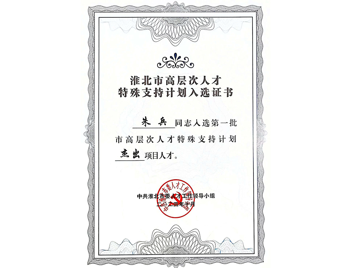 淮北市高层次特殊支持计划 淮北市高层次特殊支持计划