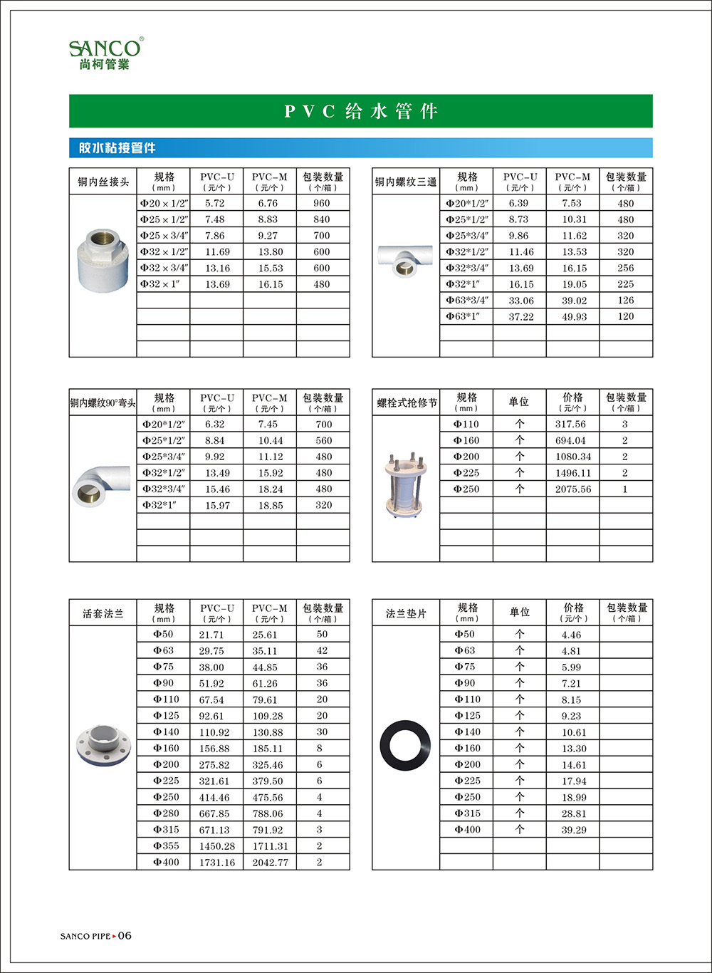 给水产品