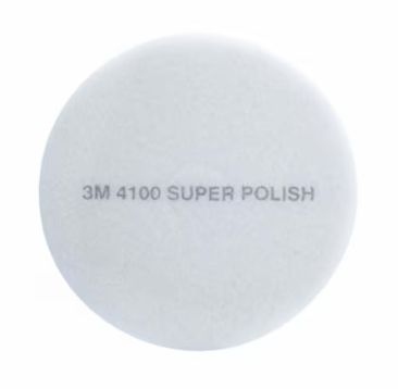 3M? 4100 白色拋光墊, 17 英寸, 5 片/盒