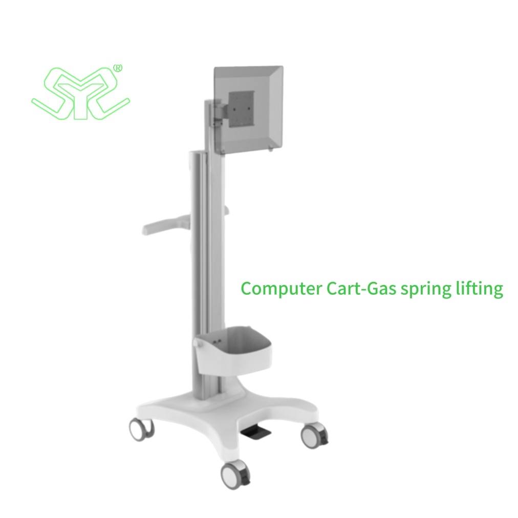 Gas spring lifting Medical Cart