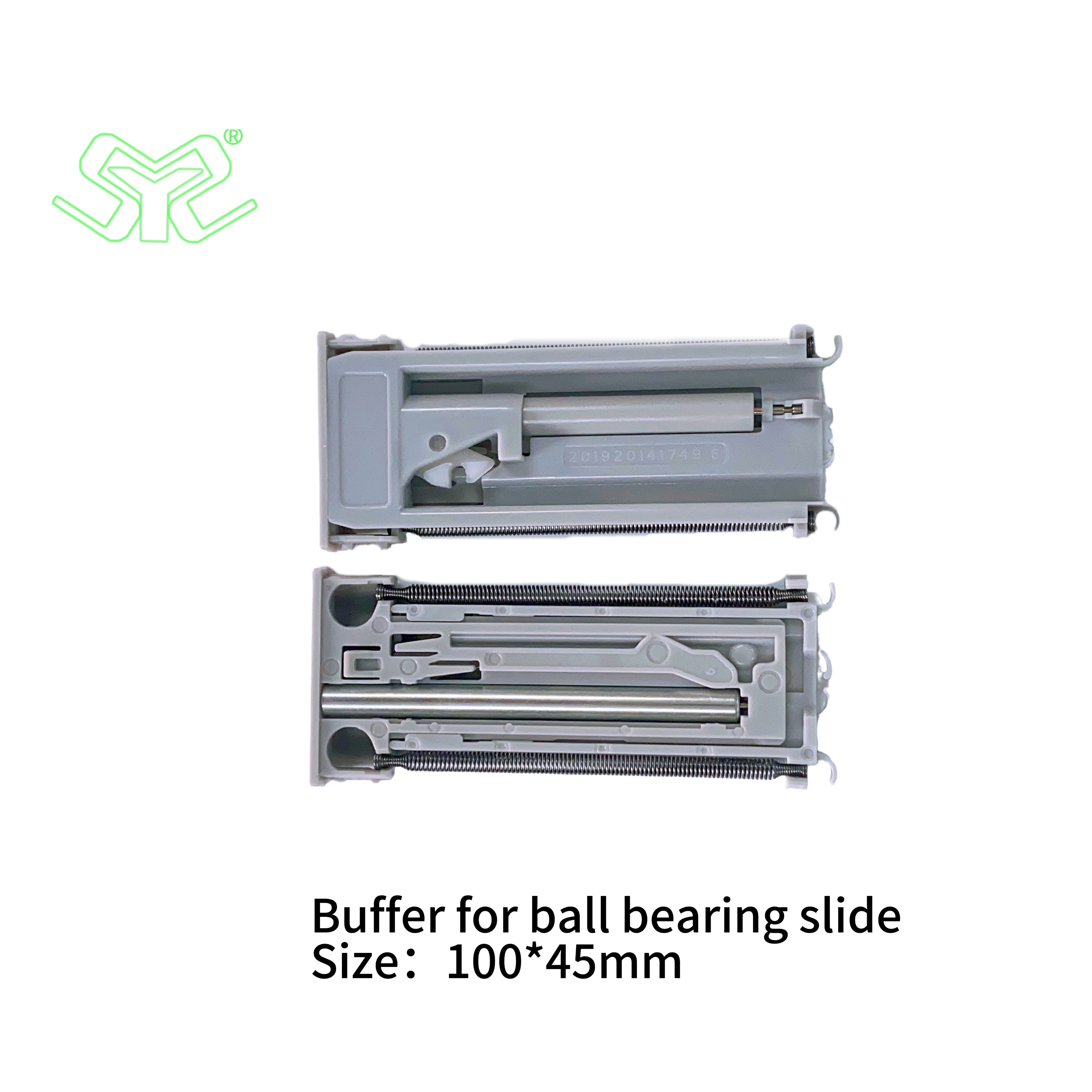 Buffer for ball bearing slide