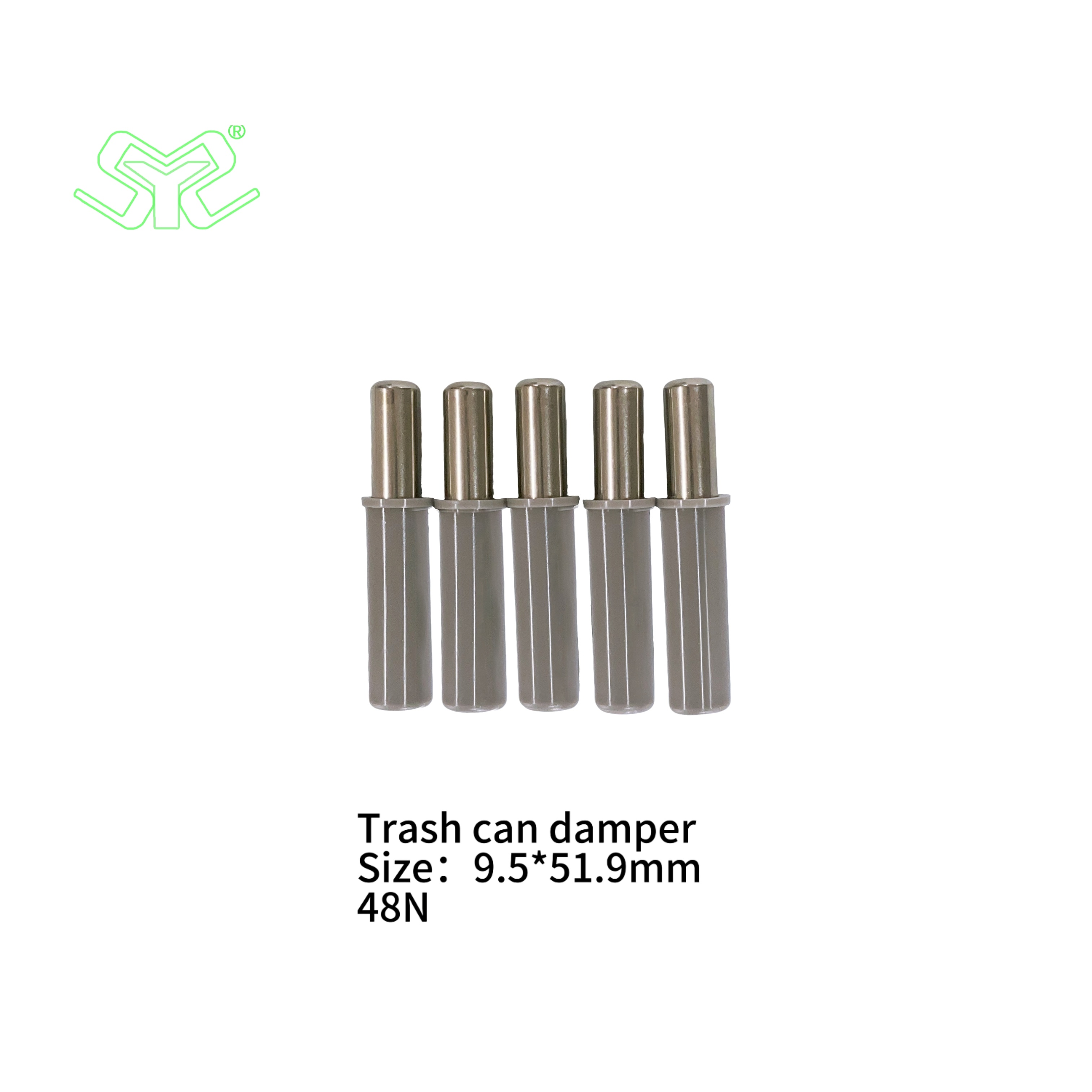 Trash can damper