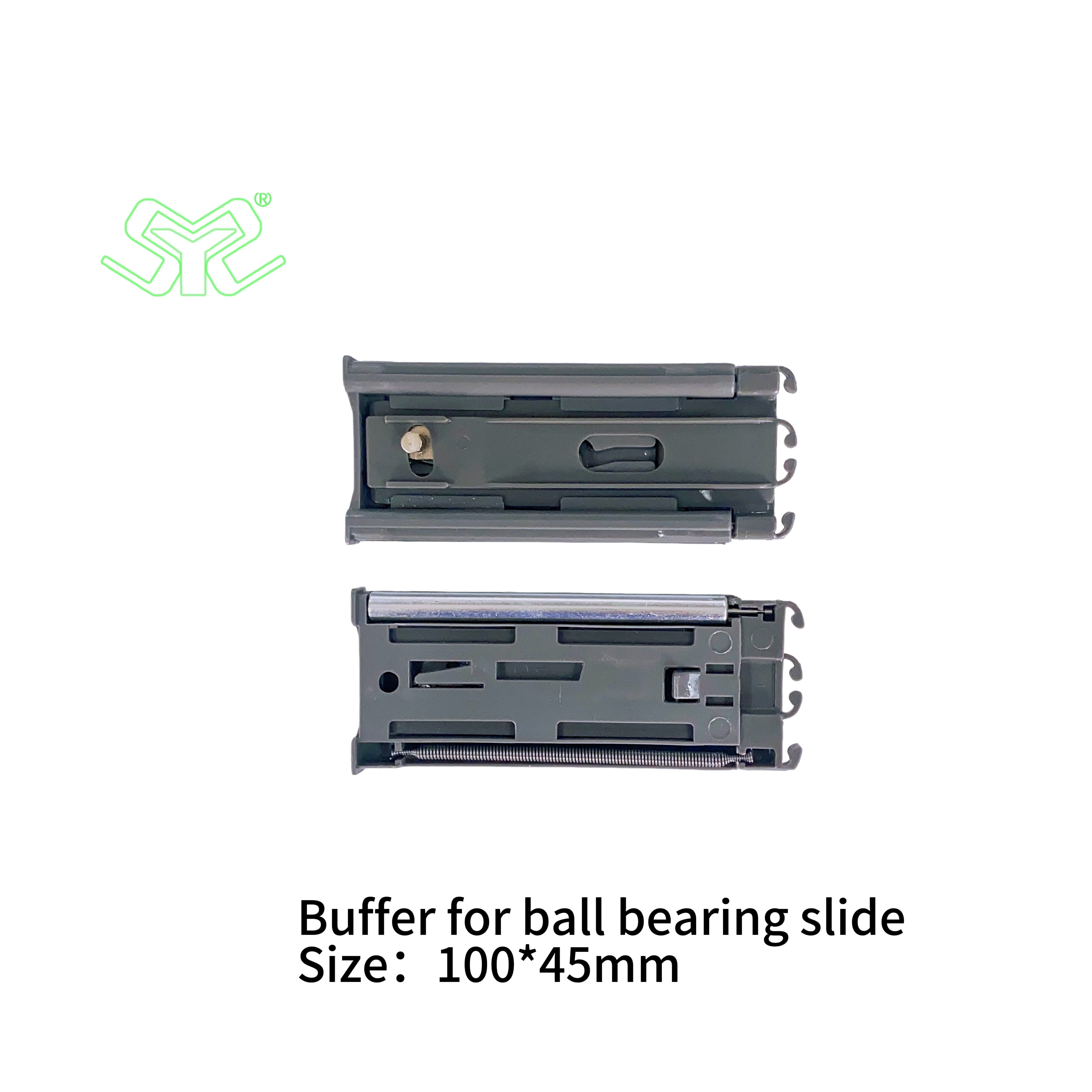 Buffer for ball bearing slide