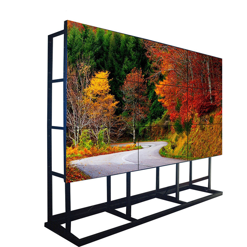 65寸4K液晶屏LED显示屏 监控KTV拼接屏 电视广告墙无缝液晶拼接屏