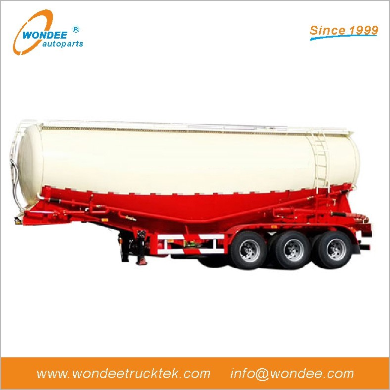 WONDEE 3-axle 40T 35CBM Bulk Powder Tanker Semi Trailer