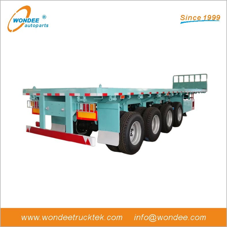 WONDEE 3-axle 40 feet Flatbed Semi Trailer 13m