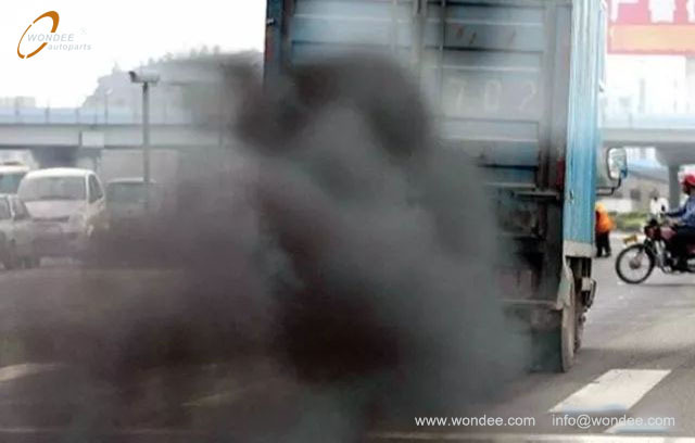 Is it important to smell a burnt smell while driving a car? Can we continue driving?