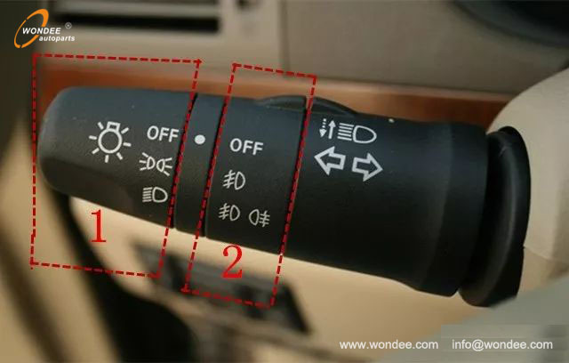 Can you use all the functions of the two control levers under the steering wheel? The new driver needs to know well