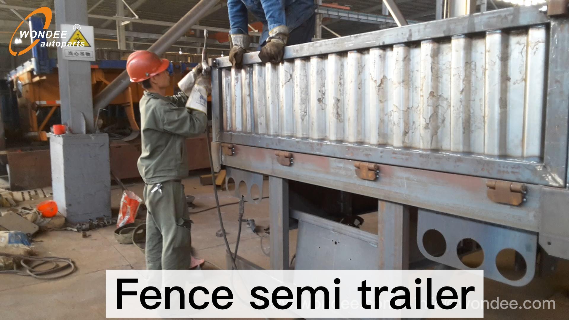 08-WONDEE Fence semi trailer