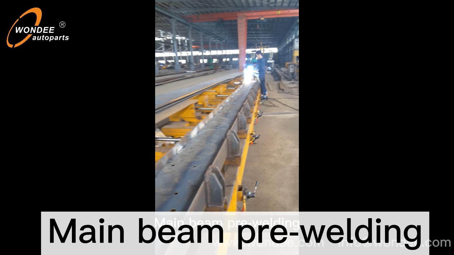 03-Main beam pre-welding