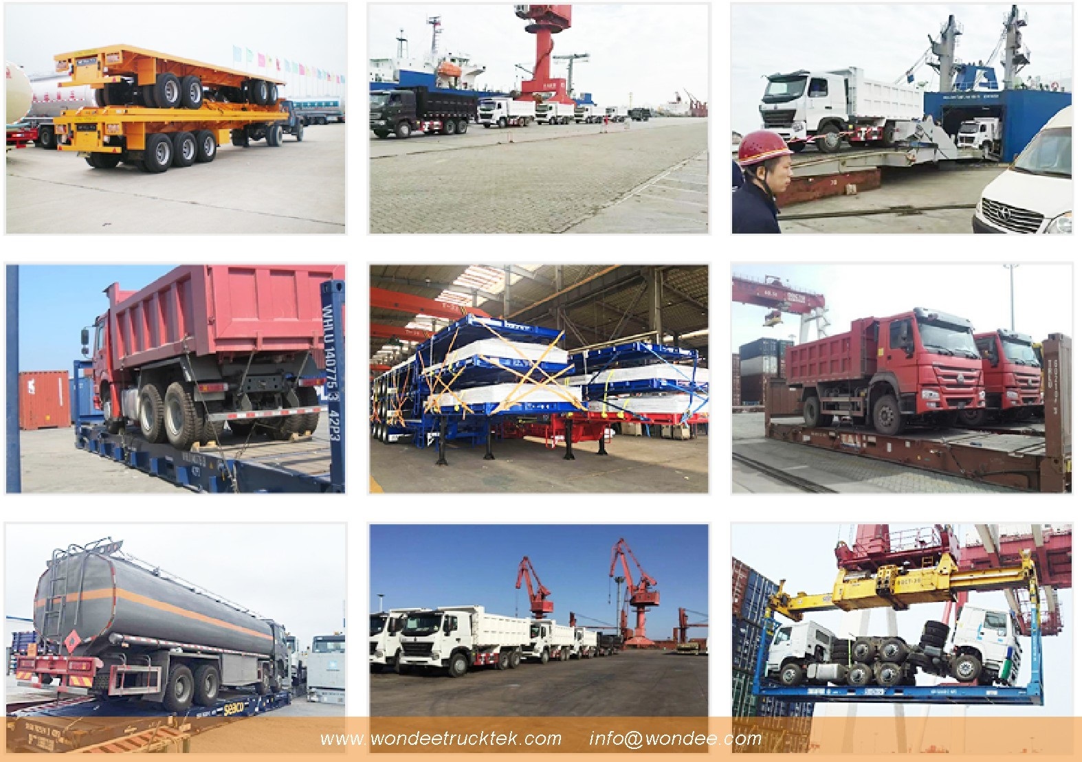 Ocean Shipping for semi trailers