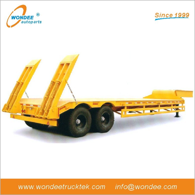 WONDEE 4-axle 80 T Lowbed Semi Trailer