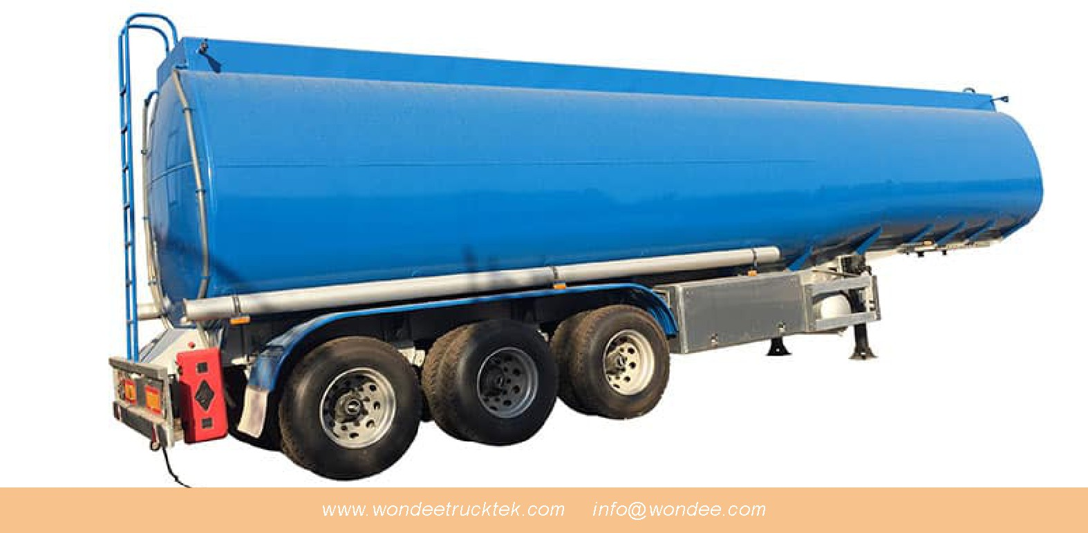 WONDEE 3-axle 40 T 35CBM Fuel Tanker Semi Trailer