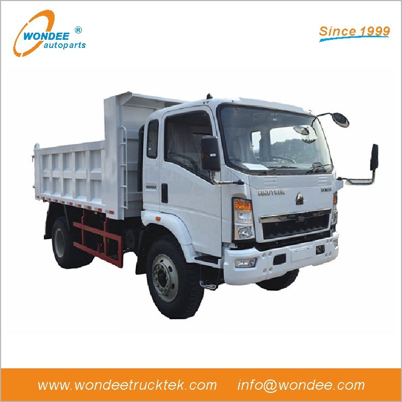 SINOTRUK HOWO 4x2 Light Duty Dump truck with 5T Loading Capacity