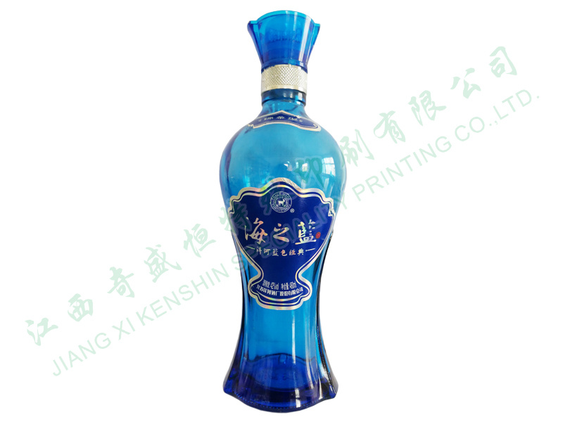 海之藍(lán)酒瓶標(biāo)