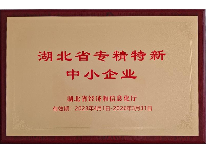 湖北省專精特新中小企業(yè)