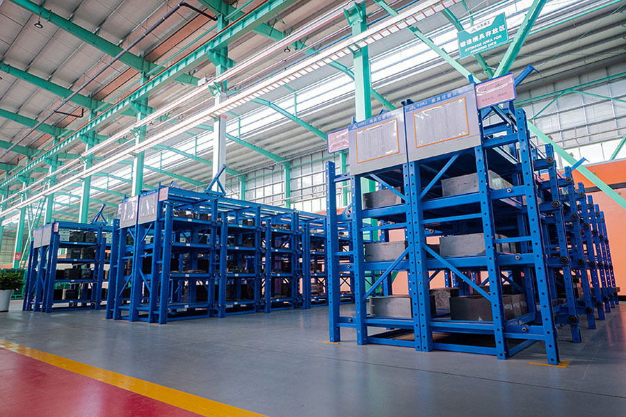 Forging mold storage area