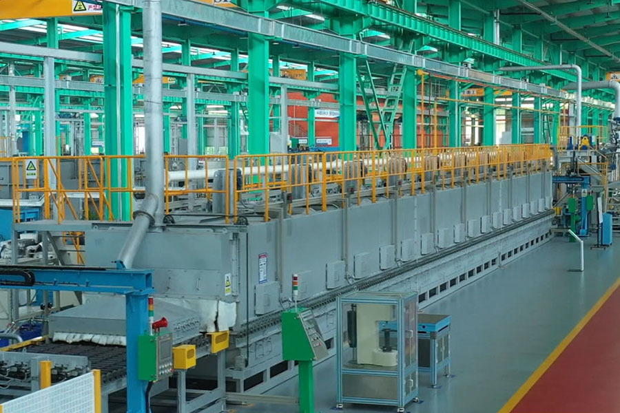 Imported heat treatment production line (dedicated track line)