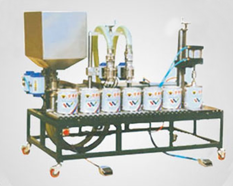 GWJ series piston type semi-automatic liquid filling machine