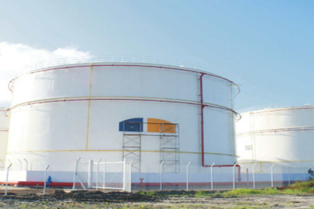 Anticorrosive and fire-resistant coating project for Puma Energy's Matola product oil depot project