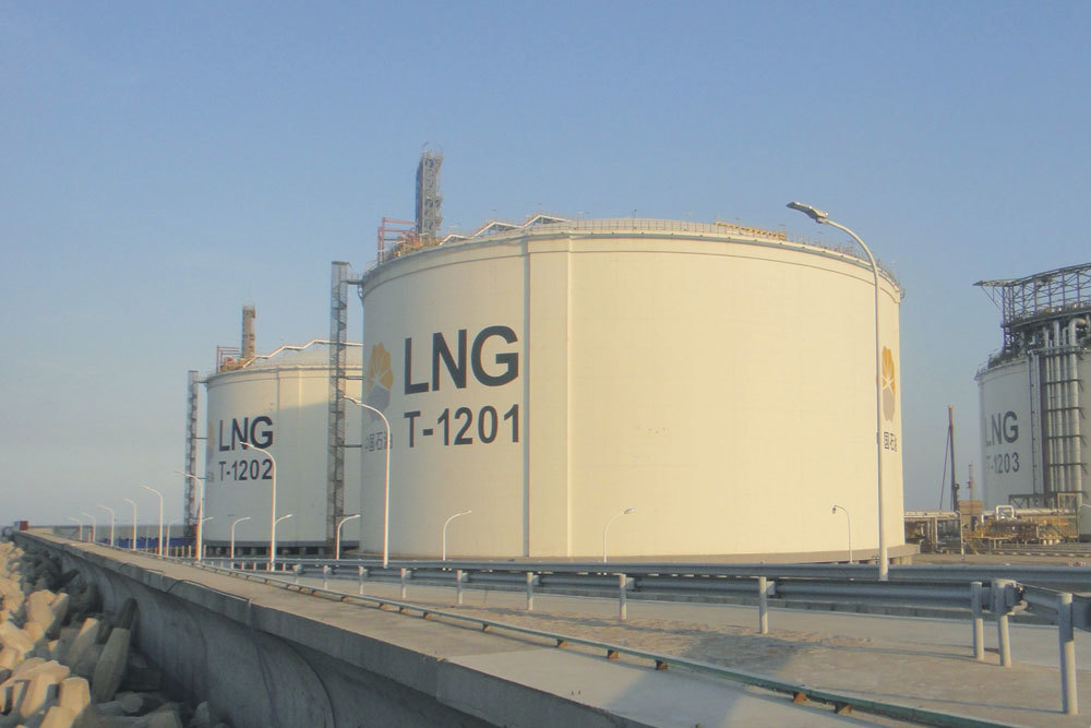 中石油江蘇如東液化氣有限公司LNG項目防腐工程