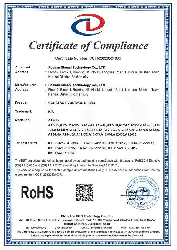 Certificado de certificación