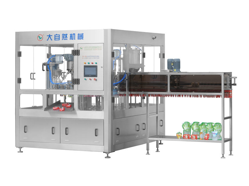 ZLD-5 AUTOMATIC STAND POUCH FILLING AND CAPPING MACHINE