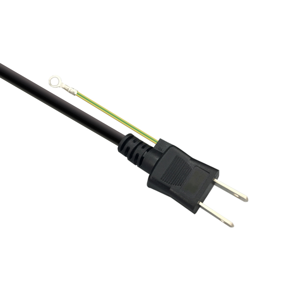PSE Japan AC Power Cord 2 Wire Plug