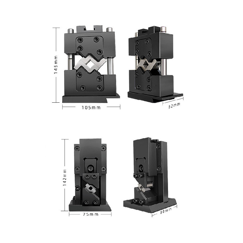 Small quadrilateral non exchange crimping mold