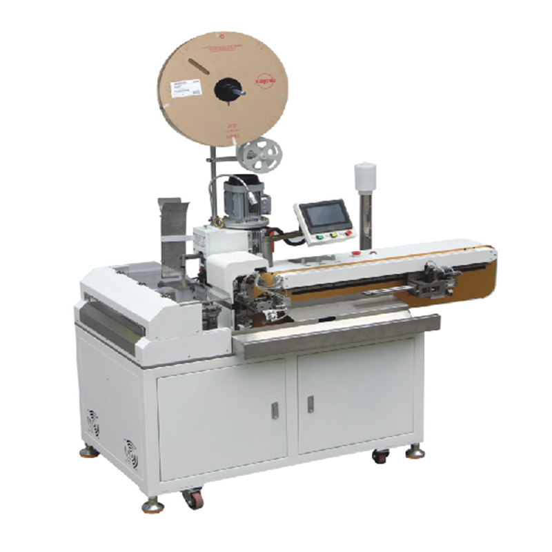 Fully automatic wire twisting and soldering terminal machine (sheathed wire)