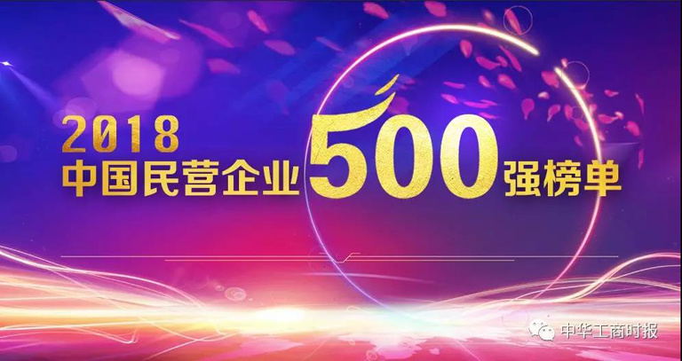 南通五建入选“2018中国民营企业500强”