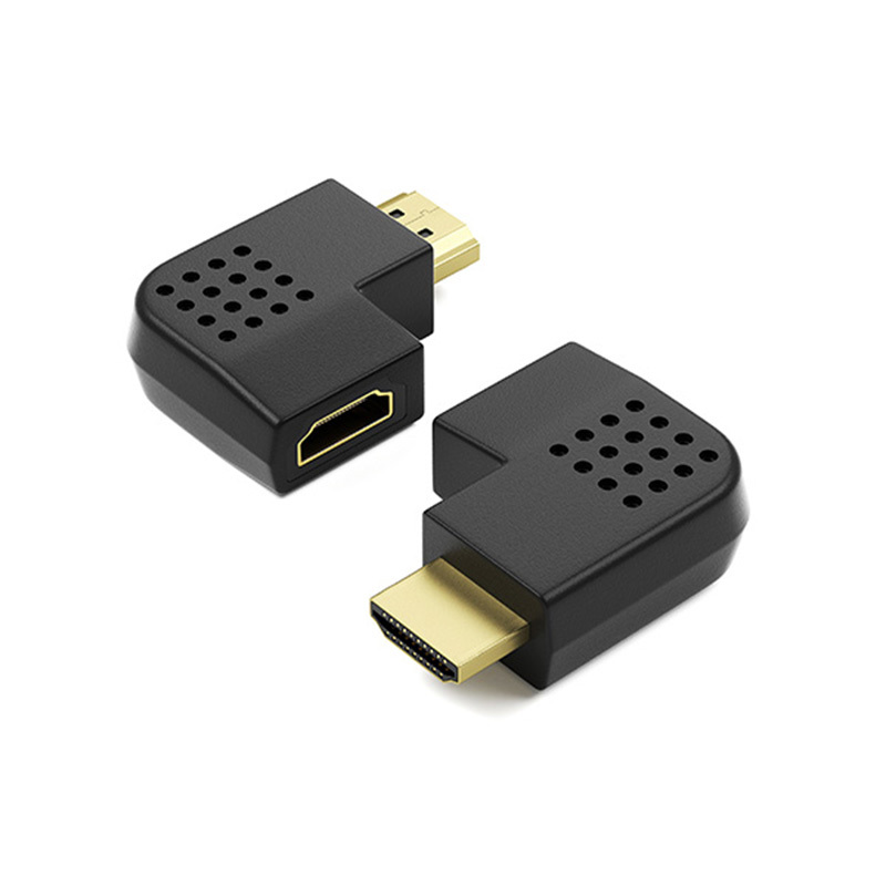 HDMI Adaptor 2pcs / set , one  90 degree direction , the other 270 degree direction