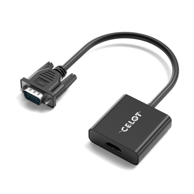 VGA to HDMI 어댑터 (USB 전원공급 + AUX 오디오 3.5mm)