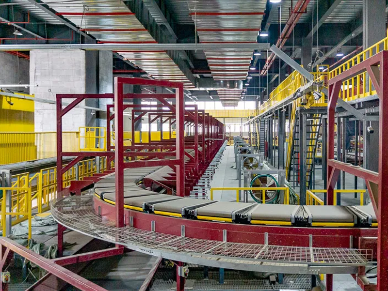 Round Cross-Belt Sorting System