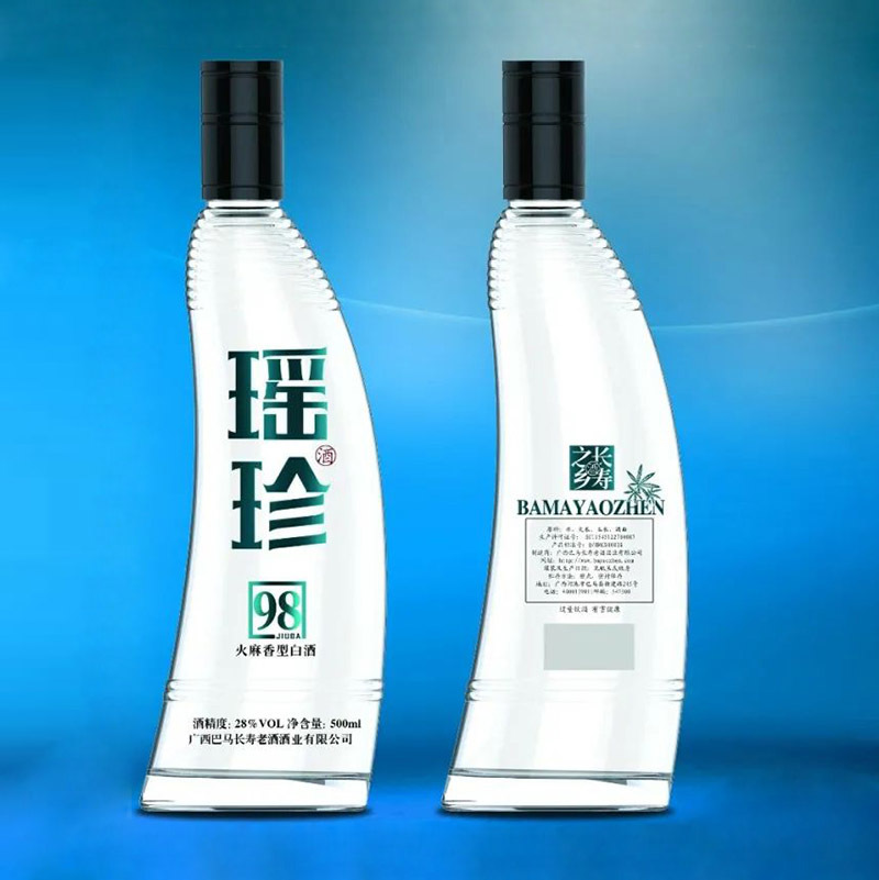 瑶珍98火麻香型白酒 28%vol/500ml*6