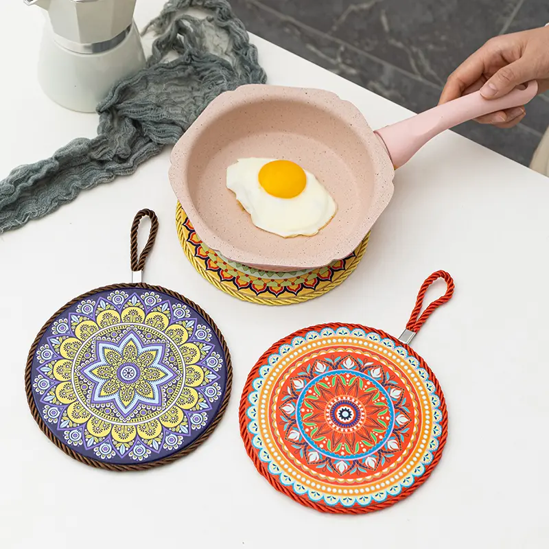 round ceramic placemat table mats pot pads unit price$0.78