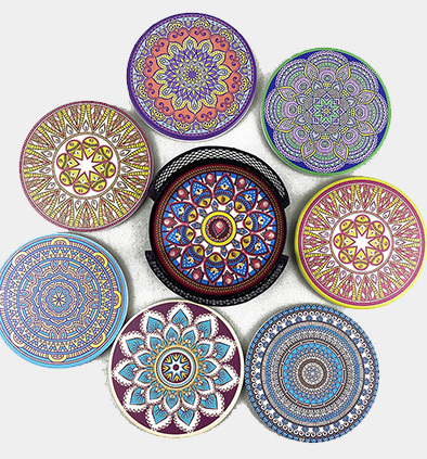 ceramic drink coasters $0.35