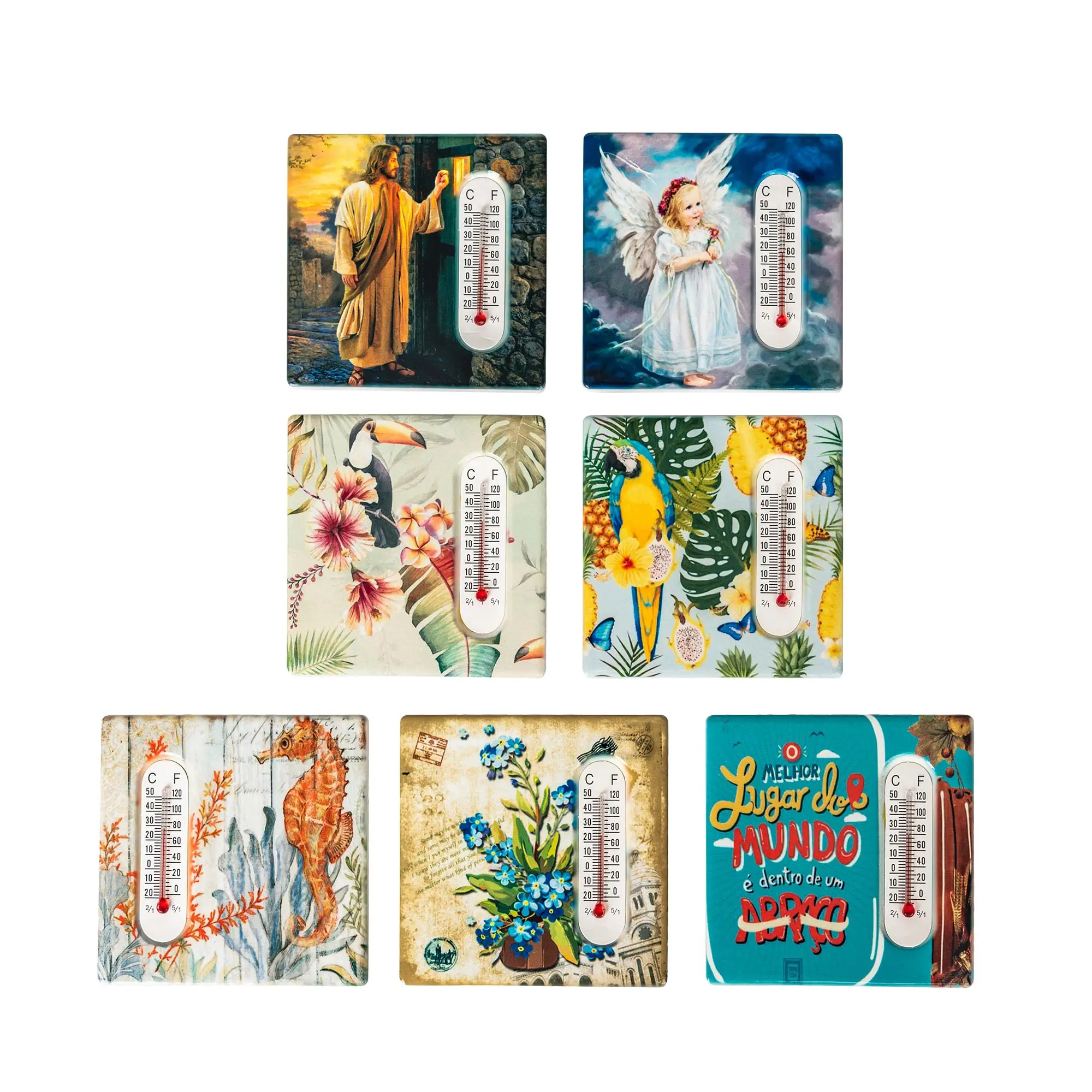 ceramic  custom Sublimation printing fridge magnets wholesale unit price$0.22