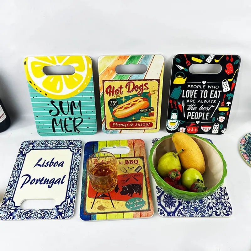 Ceramic can be customized sublimation printing pattern cutting board wholesale unit price$0.23