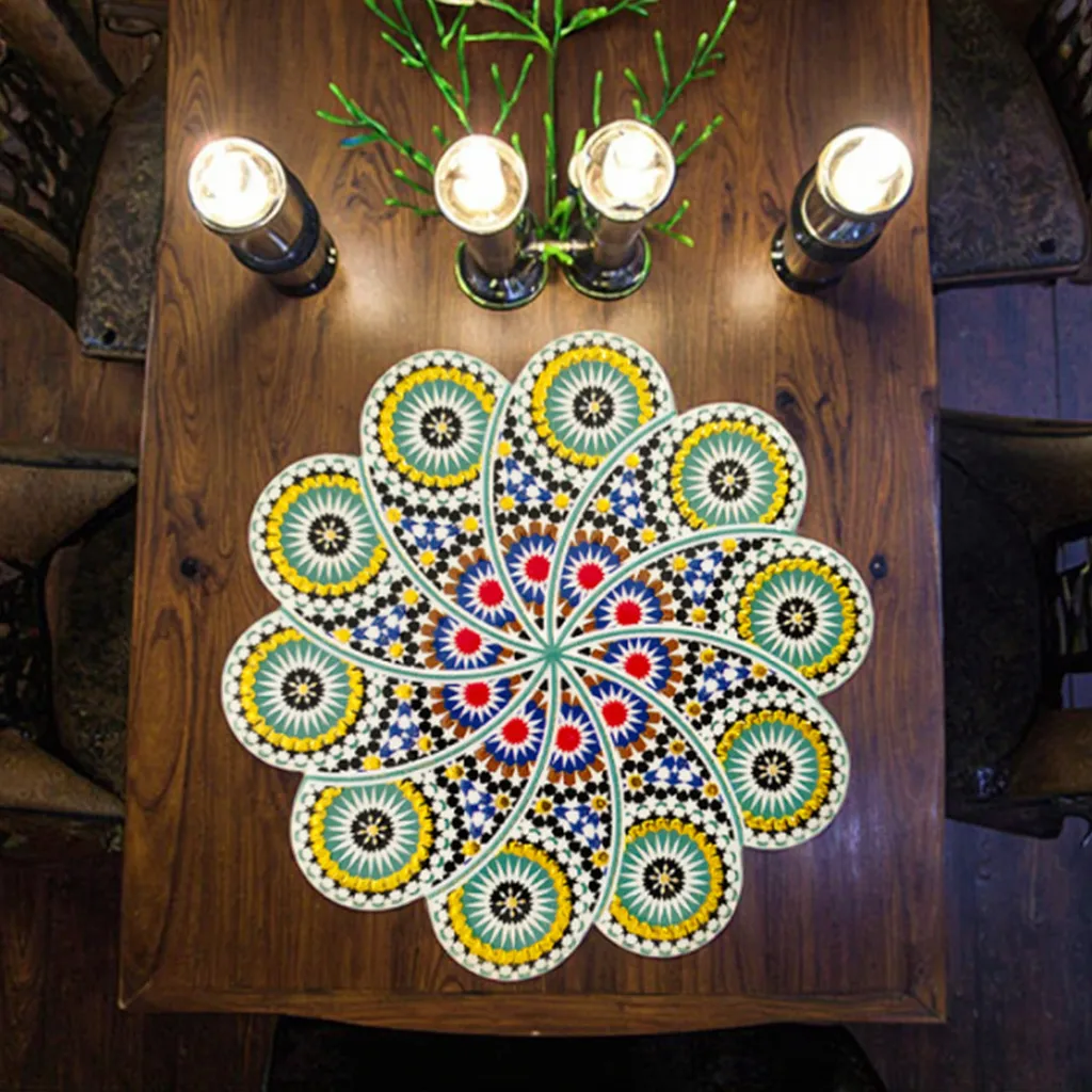 Gold stamping process ceramic can be customized patterned coaster unit price$0.36