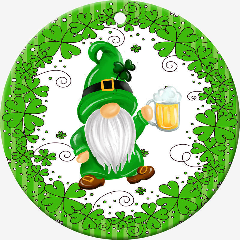 Personalized Blank Sublimation Ceramic Ornament For Christmas Hanging Decoration newcomer price $0.28