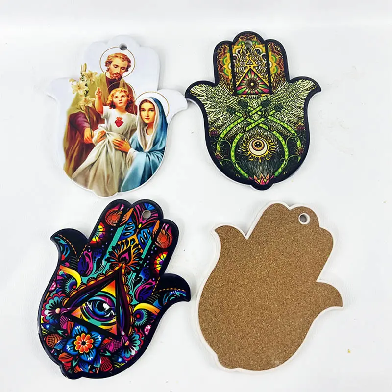 Palm ceramic placemat table mats unit price$0.69
