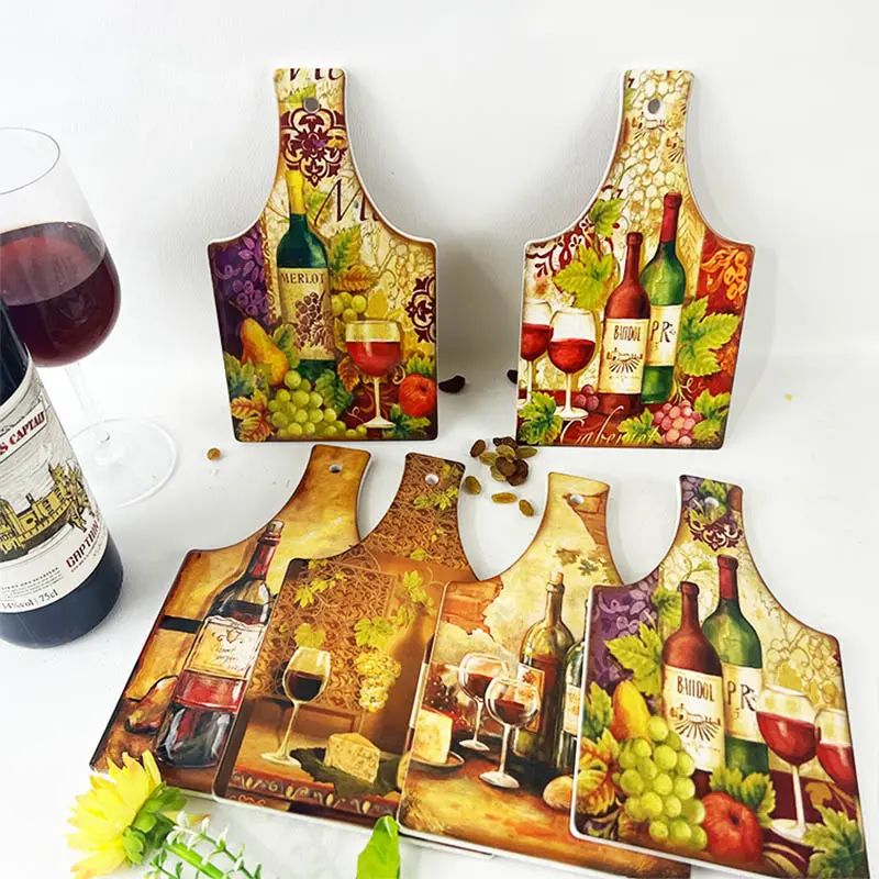 Wine bottle ceramic placemat table mats place mats UNIT PRICE$0.79