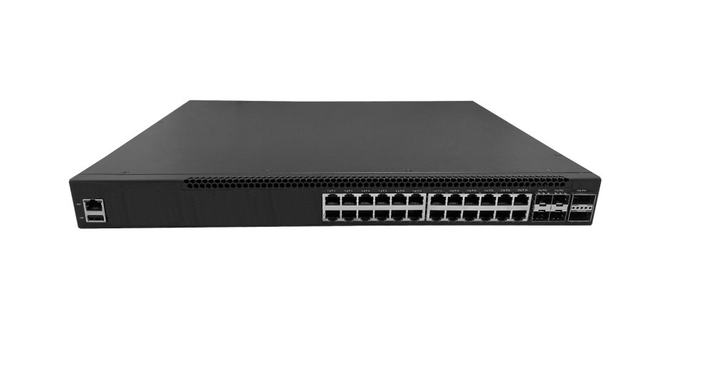 S6030-P-RPS 24 Ports L3 Managed 2.5G POE Switch with 4x25G SFP28 and 2x40G QSFP28 Uplink Ports