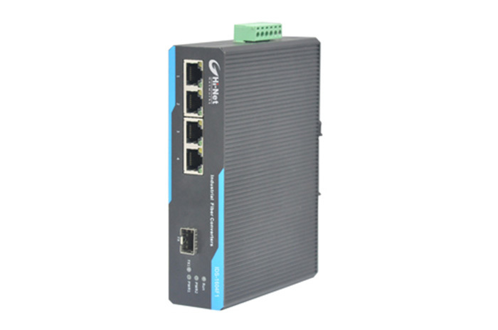 Gigabit 4 Copper 1 SFP port unmanaged industrial switch