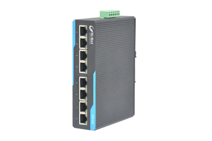 Fast 8 ports unmanaged industrial switch