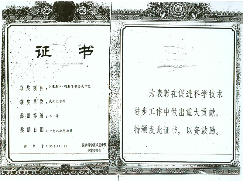 国家科技进步奖（1987年）