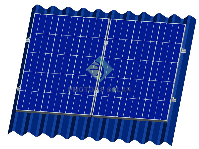 Trapezoid Metal Roof L Feet Solar Mounting