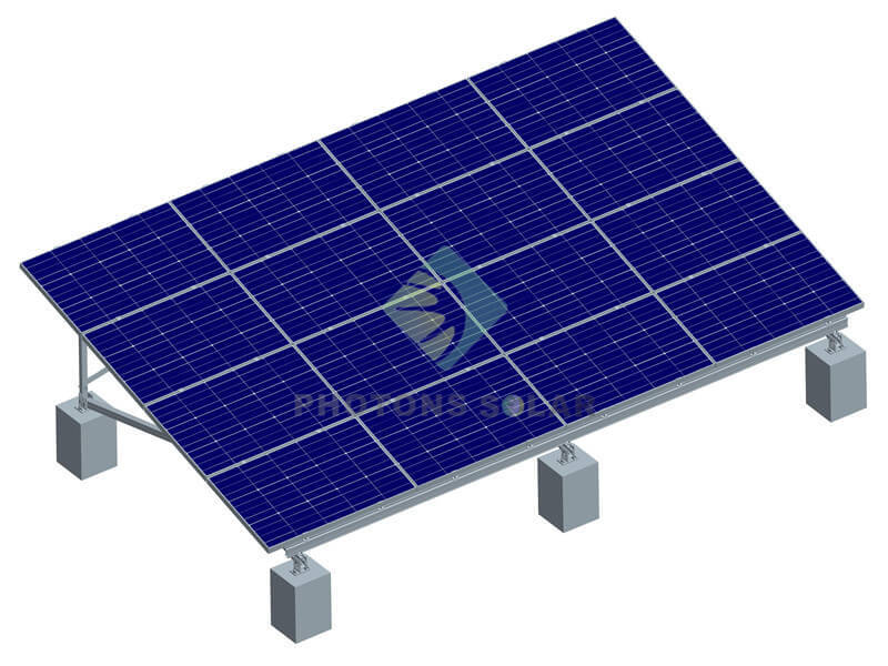 Flat Concrete Roof Solar Mounting System